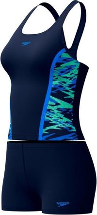 Speedo Hyperboom Splice Tankini Set Tankini f&uuml;r Damen | blau