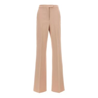 Max Mara Norcia Trousers - female - Max Mara - Wide Trousers - Pink - XS - Trousers
