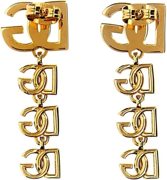 Dolce & Gabbana Womens Gold Brass Earrings