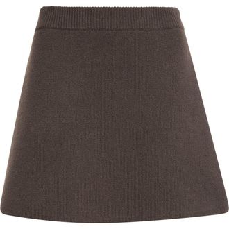 Lisa Yang Clare Cashmere Miniskirt in Dark Fern at Nordstrom, Size 2