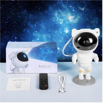 Trade Shop Trade Shop - Proiettore Di Stelle E Galassie Astronauta Luce Notturna Con Effetti Planisfero