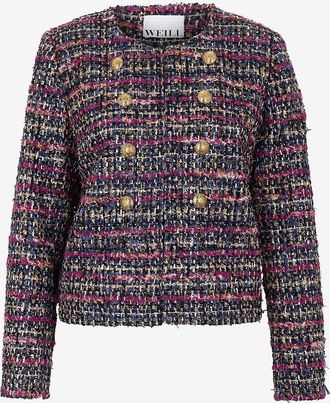 Weill Glitzernde Offiziers-Tweedjacke Chimen