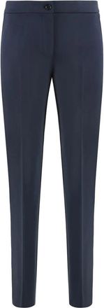 Pinko Resta Broeken - Dames - Slim Fit Broeken - Blauw - M - Polyester - Broeken