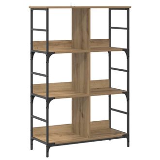 vidaXL Estante De Libros 4 Niveles 78,5 X 33 X 117,5 Cm Metal Pb Vidaxl