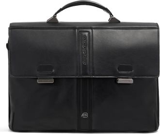 Piquadro Victor Briefcase - Heren - Laptoptassen - Zwart - ONE Size - Leer - Tassen