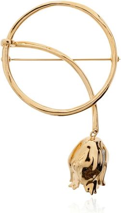 Chlo&eacute; Accessoires, Dames, Geel, ONE Size, Tulpen Broche