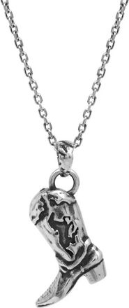 TwoJeys Boot Necklace - unisex - Kettingen - Grijs - ONE Size - Leer - Accessoires