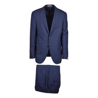 Corneliani Heren, Pakken, Blauw, Maat: 3XL