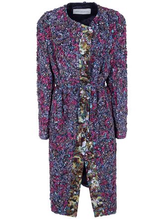 Dries Van Noten Coat Print Embroidery Rivkam