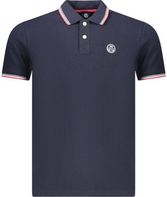 North Sails Blauw Katoenen Polo Shirt voor Mannen