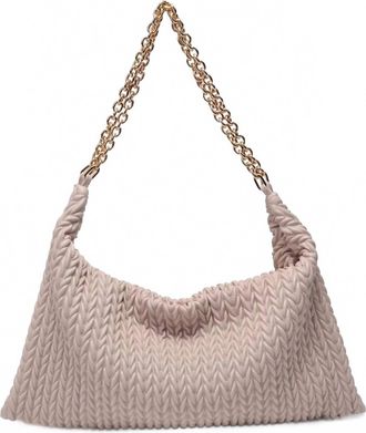 Urban Expression Womens Aurelia Woven Shoulder Bag In Light Pink