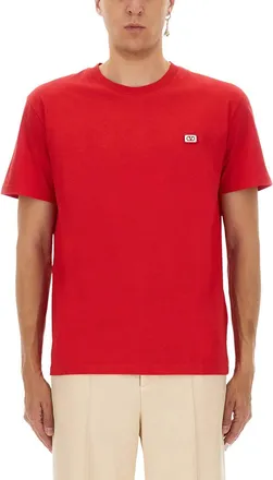 Valentino Garavani T-Shirt With Signature Vlogo-Uomo