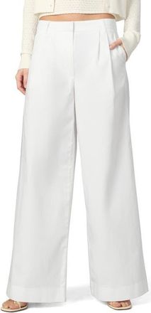 Joe's The Brody Pleated Wide Leg Pants in White at Nordstrom, Size 8