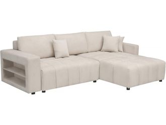 Habitat & Jardin Sof&aacute; esquinero beige 264 x 178 x 88 cm