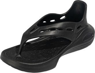 Generic 2026 Womens Summer Fashion Clip Toe Breathable Sandal Slippers Non Slip Outdoor Beach (Black, 8)