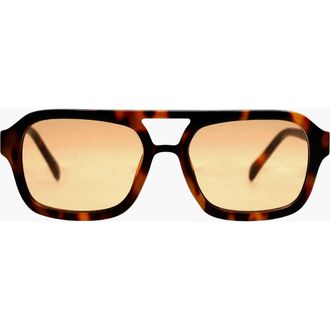 Reality Eyewear Runway Sunglasses in Turtle at Nordstrom