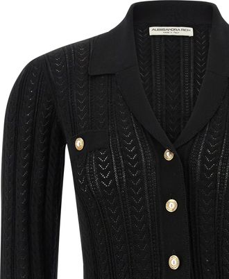 Alessandra Rich Cotton Womens Cardigan