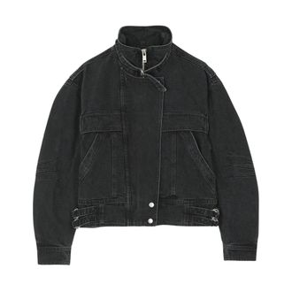 Isabel Marant Denim Jackets, female, Black, Size: S Joseline Denim Jacket