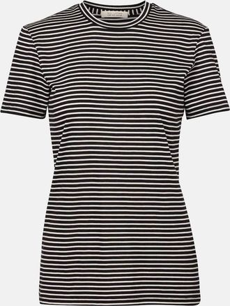 Nili Lotan T-shirt Lana in misto cotone a righe