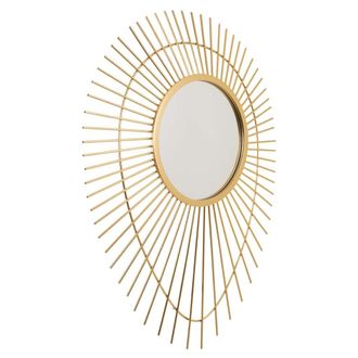 Wanderlust Deco Wanderlust Deco - Espejo De Metal Dorado 77,5x6,5x105