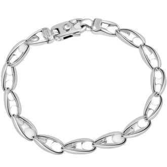 Pompeii3 Mens Link 14k Gold (56gram) or Platinum (91gram) 6.5mm Bracelet 9.25