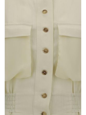 Pinko Linen Chemisier Dress