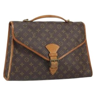 Louis Vuitton Pre-owned Handbags, female, Brown, Size: ONE SIZE Pre-owned Canvas Handbag