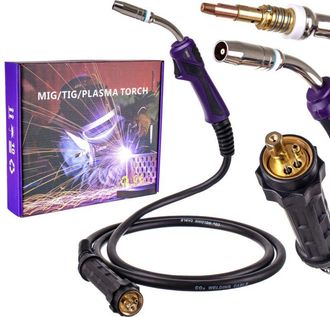 OEM Antorcha De Soldadura Mig Mag 4m Tipo Binzel Mb25 Enchufe Europeo, Articulada