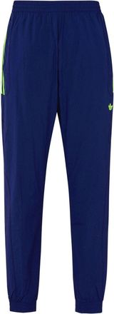 adidas Originals Flamestrike Woven Track Pants Dark Blue Solar Green DU7335