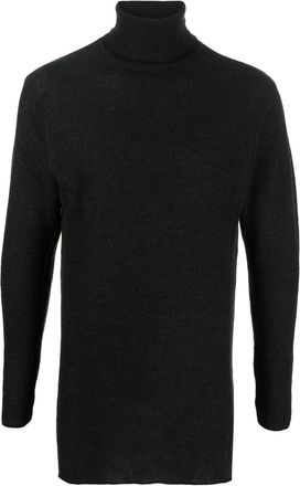 Masnada fine knit roll-neck jumper - men - Cashmere/Merino - M - Green