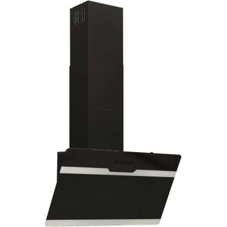 vidaXL Vidaxl - Campana Extractora Pared Acero Y Vidrio Templado Negro 60 Cm