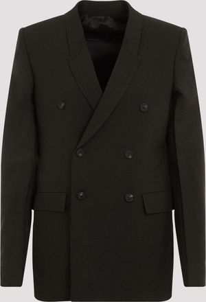 Rick Owens Womens Jmf Jacket - Dark Grey Wool - Size EU 36 (Womens)