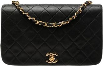 Chanel Pre-owned Borsa a tracolla trapuntata in pelle di agnello - - Pre-owned - Donna - Nero - ONE SIZE