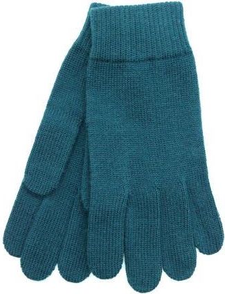 Portolano Ribbed Merino Wool Gloves in Petrol at Nordstrom Rack