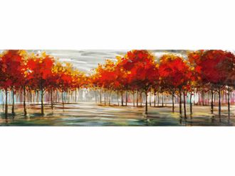 Schubiger M&ouml;bel Bild Herbstliche Landschaft mit Silber