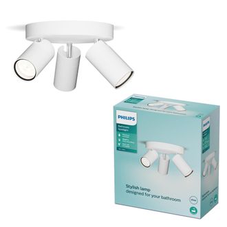 Philips Idris Foco De Techo Blanco 3 Cabezas Orientables