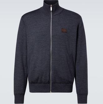 Berluti Scrito reversible wool bomber jacket