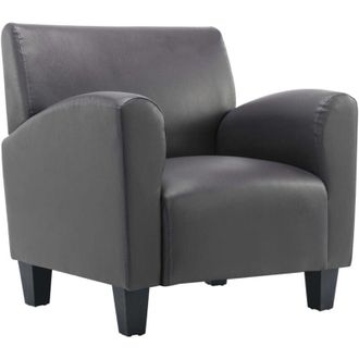 vidaXL Vidaxl - Sill&oacute;n De Cuero Sint&eacute;tico Gris
