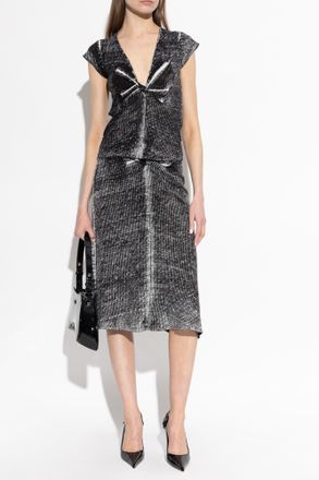 Diesel Skirt M-LIVETTE, Womens, Black
