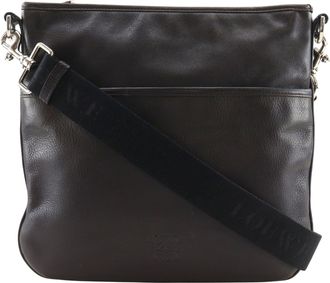 Loewe Black Leather Shoulder Bag (Pre-Owned)