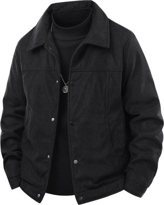 Generic Work Jackets for Men Mens Winter Coats Windproof Jackets From Casual Weekends To Smart Occasions Zipped Coat for Casual Outings Comfortable Coats Warm