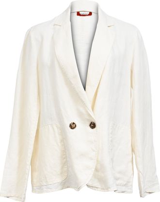 Max Mara Max & Co. Blazer in Cream Linen