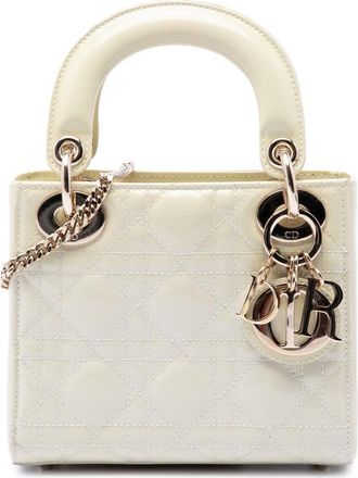 Dior Pre-owned Dior Mini Patent Cannage Lady Satchel Ladies Q9DGCATX1HK3JNGZ