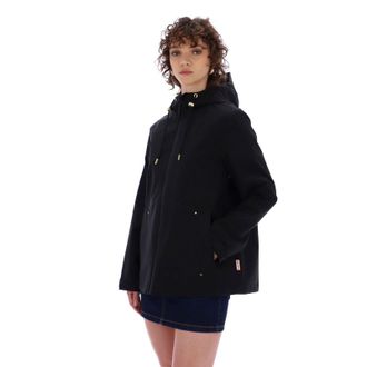 Hunter Original Lightweight Waterproof Womens Black Rain Jacket - Size X-Small