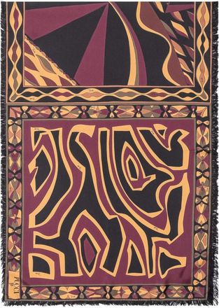 Pucci Gemengde Print Zijden Stola - Dames - Zijden sjaals - Veelkleurig - ONE Size - Accessoires