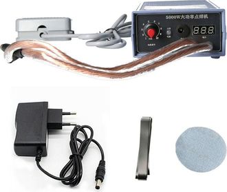 OEM Saldatrice A Punti Da 5000 W, Saldatrice A Punti Portatile Ad Alta Potenza, Corrente Regolabile Da 0 A 800 A, Per Batteria 18650, Spina Ue (spina Ue)