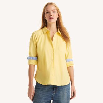Nautica Womens Button-Up Shirt
