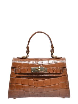 Roberta M COGNAC Rundleer Tas