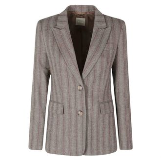 Kiltie Blazer - - Jackets - Donna - Marrone - XS