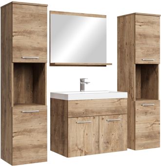 Badplaats Conjunto De Muebles De Ba&ntilde;o Montreal Xl 60 X 35 Cm - Roble Casta